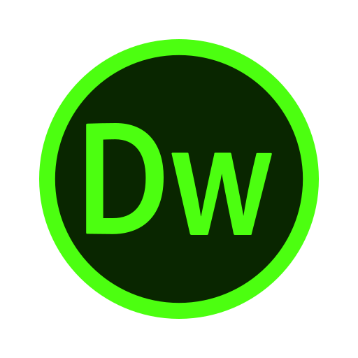 Adobe, code, css, design, dreamweaver, web, web design icon